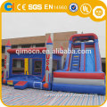 2016 Inflatable adult jumpers bouncers with slide , color themed outdoor rocket space jumping castle